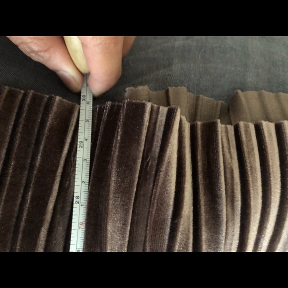 Plum Velvet Midi/Maxi Skirt - Picture 5 of 5